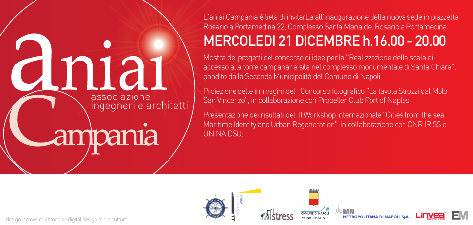 Inaugurazione nuova sede – Mercoledi 21 dicembre 2016