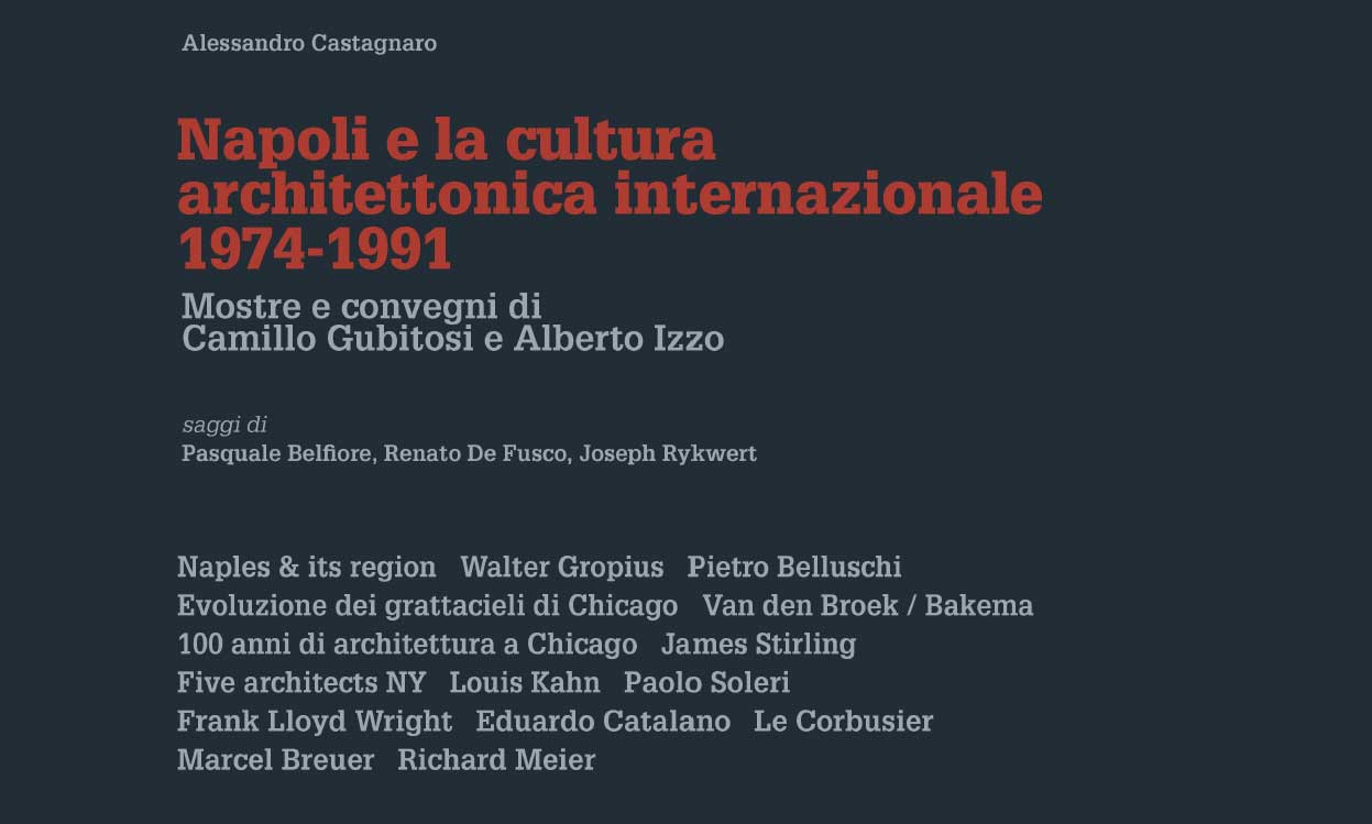 Napoli e la cultura architettonica internazionale – 1974/1991 – Presentazione del volume – 4 giugno 2019