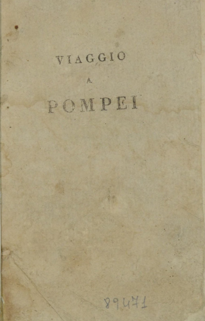 Viaggio a Pompei – Romanelli – 1817